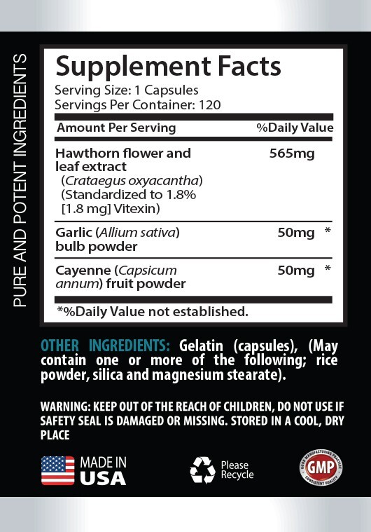 Endothelial Function Optimization – HAWTHORN BERRY COMPLEX – Blood Vessel Health