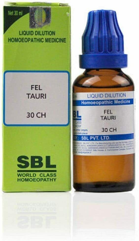 SBL Homeopathy Fel Tauri (30 ML) (Select Potency) 30 CH, 200 CH, 1000 CH