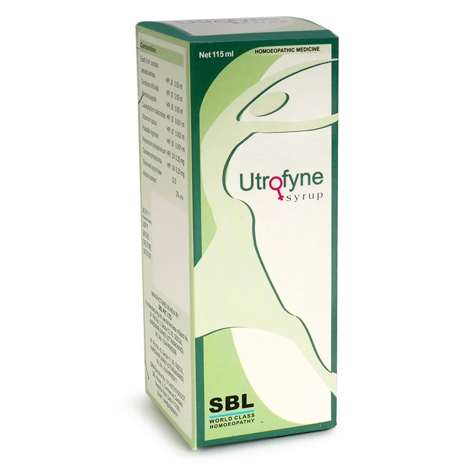 SBL Utrofyne Syrup 115ml x 3 | Female Wellness, Uterine Support | Free Ship USA