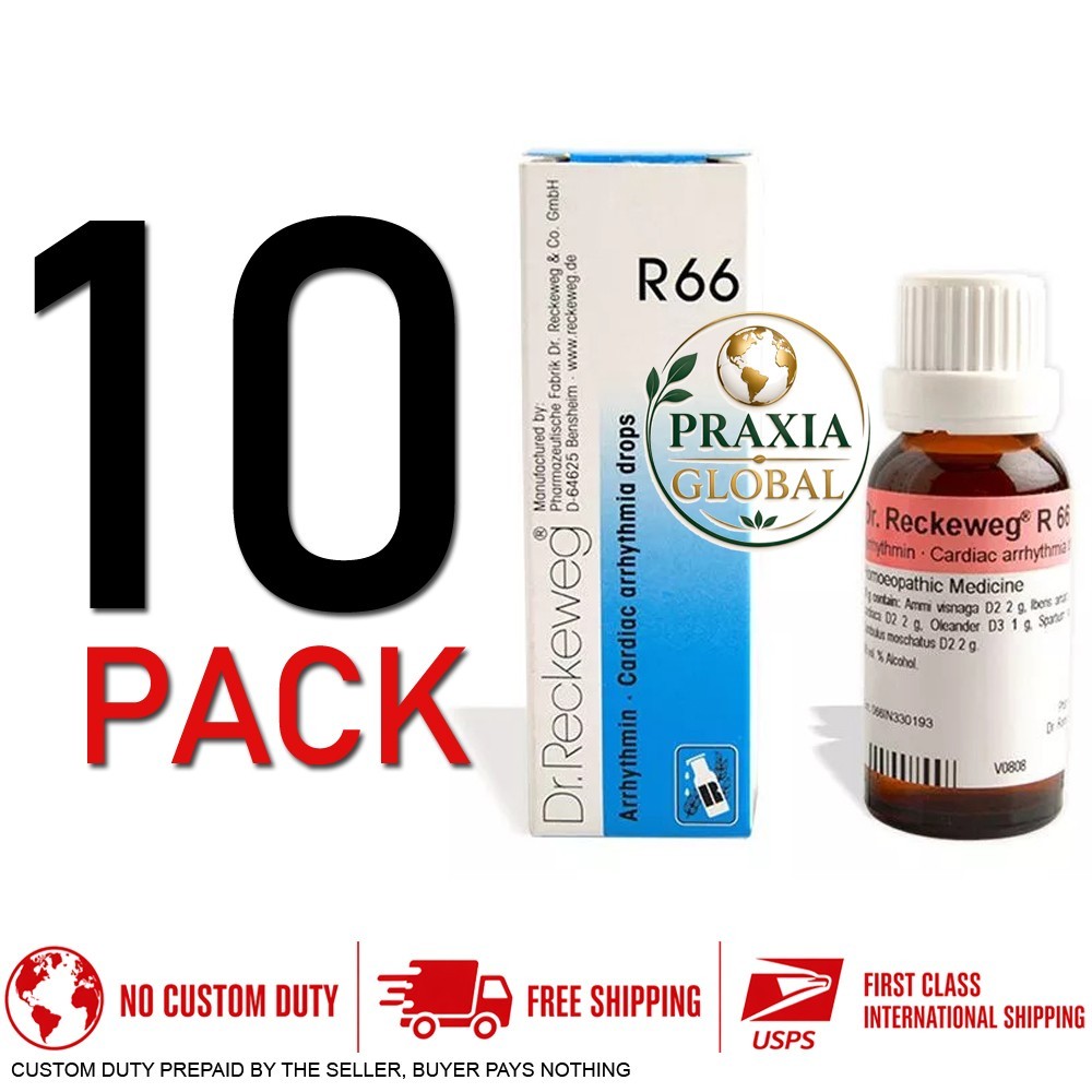 Dr Reckeweg R66 Drops 22ml SUPER SAVER PACK OF 10 Bottles