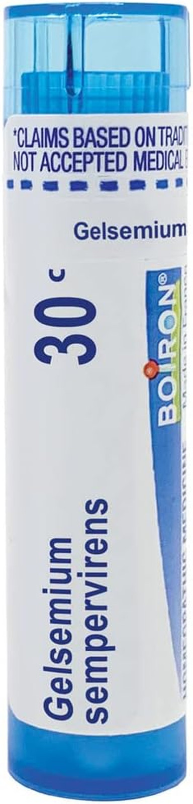 Boiron Gelsemium Sempervirens, Homeopathic Medicine for Stage Fright, 80 Pellets