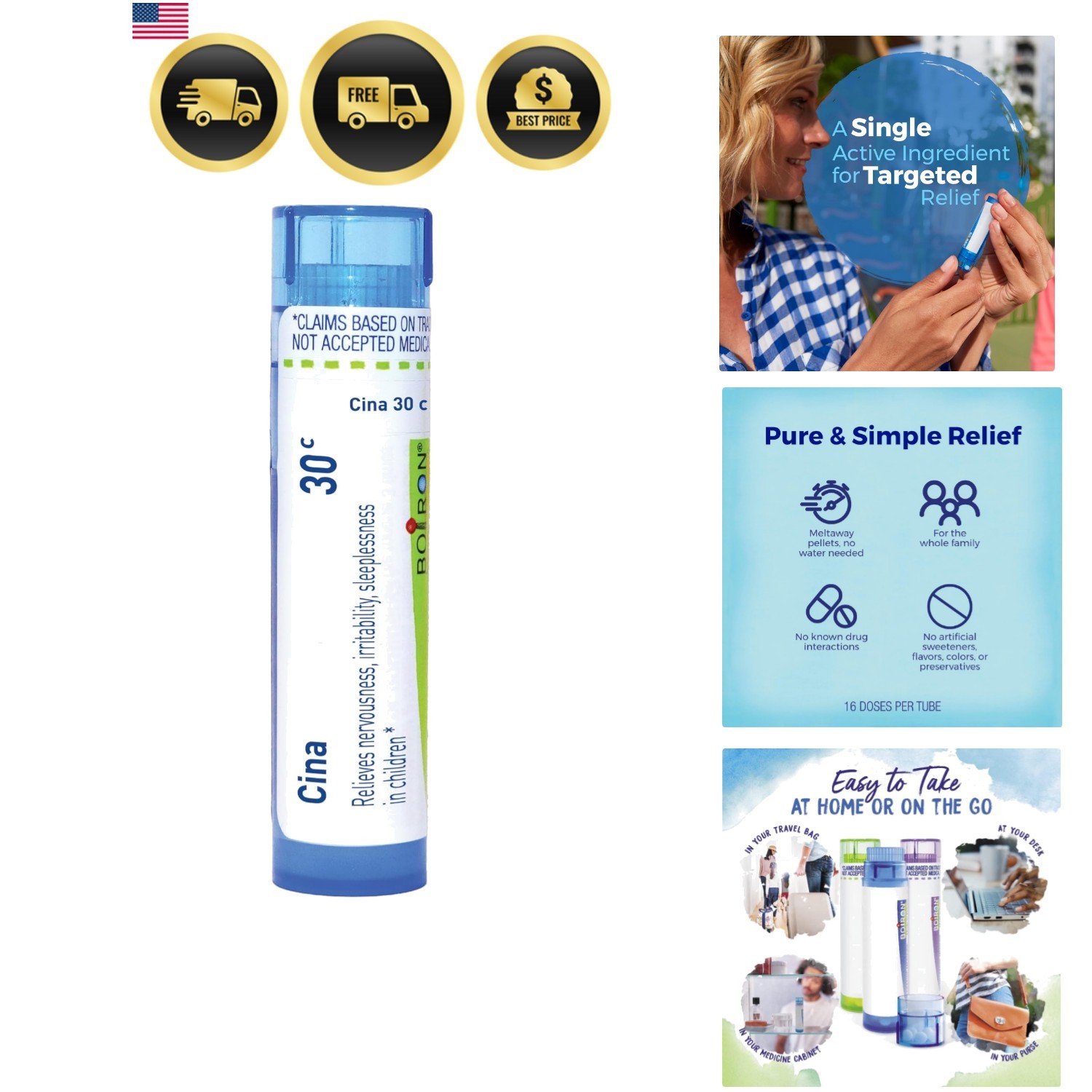 Cina 30C Homeopathic Medicine for Nervousness, Irritability, & Sleeplessness …