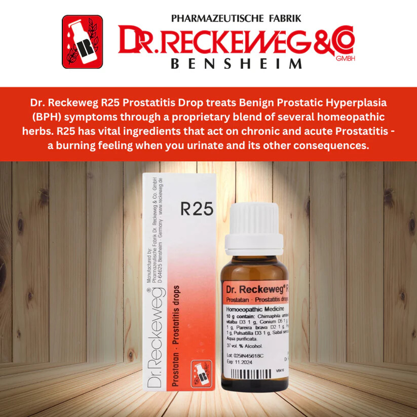 Dr. Reckeweg R25 Prostatitis Drop Pack Made in Germany OTC Homeopathic Drops