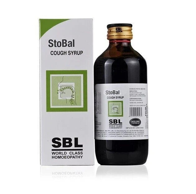 SBL Homeopathic Stobal Syrup (180ml) for Cough