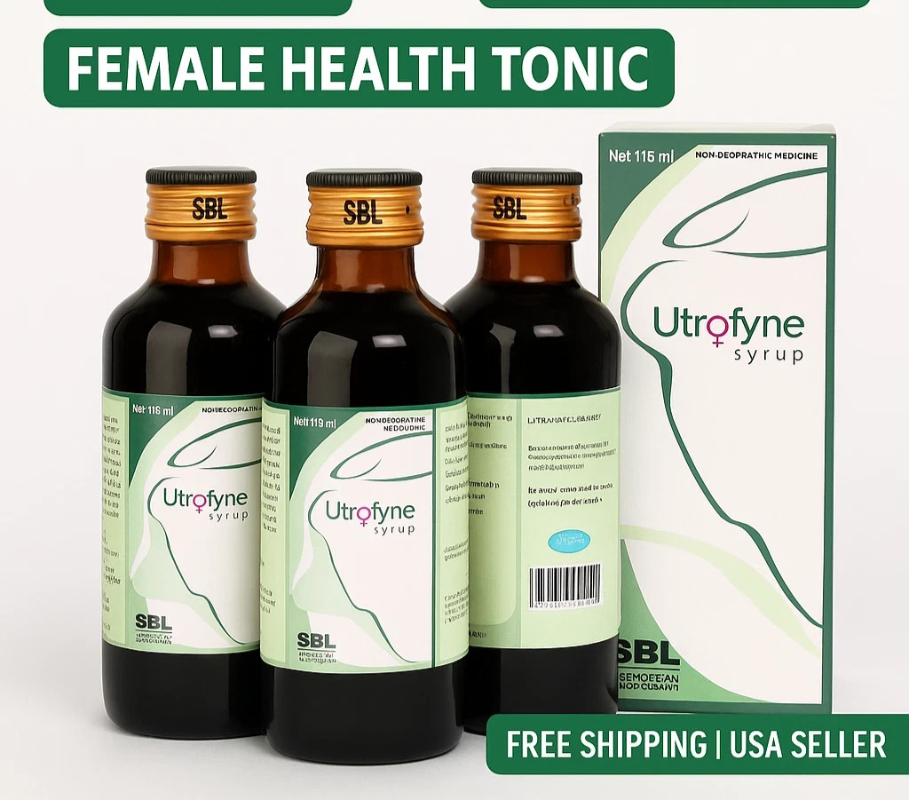 SBL Utrofyne Syrup 115ml x 3 | Female Wellness, Uterine Support | Free Ship USA