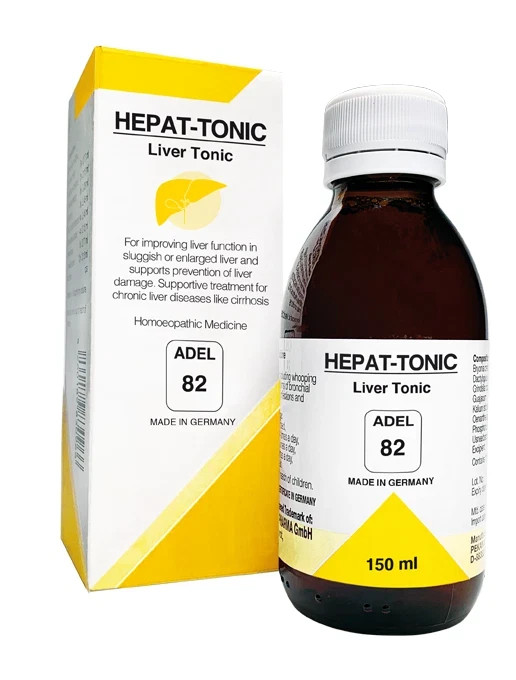 ADEL 82 Liver Tonic 150ml Pack of 2 Homeopathic Support for Digestion Care