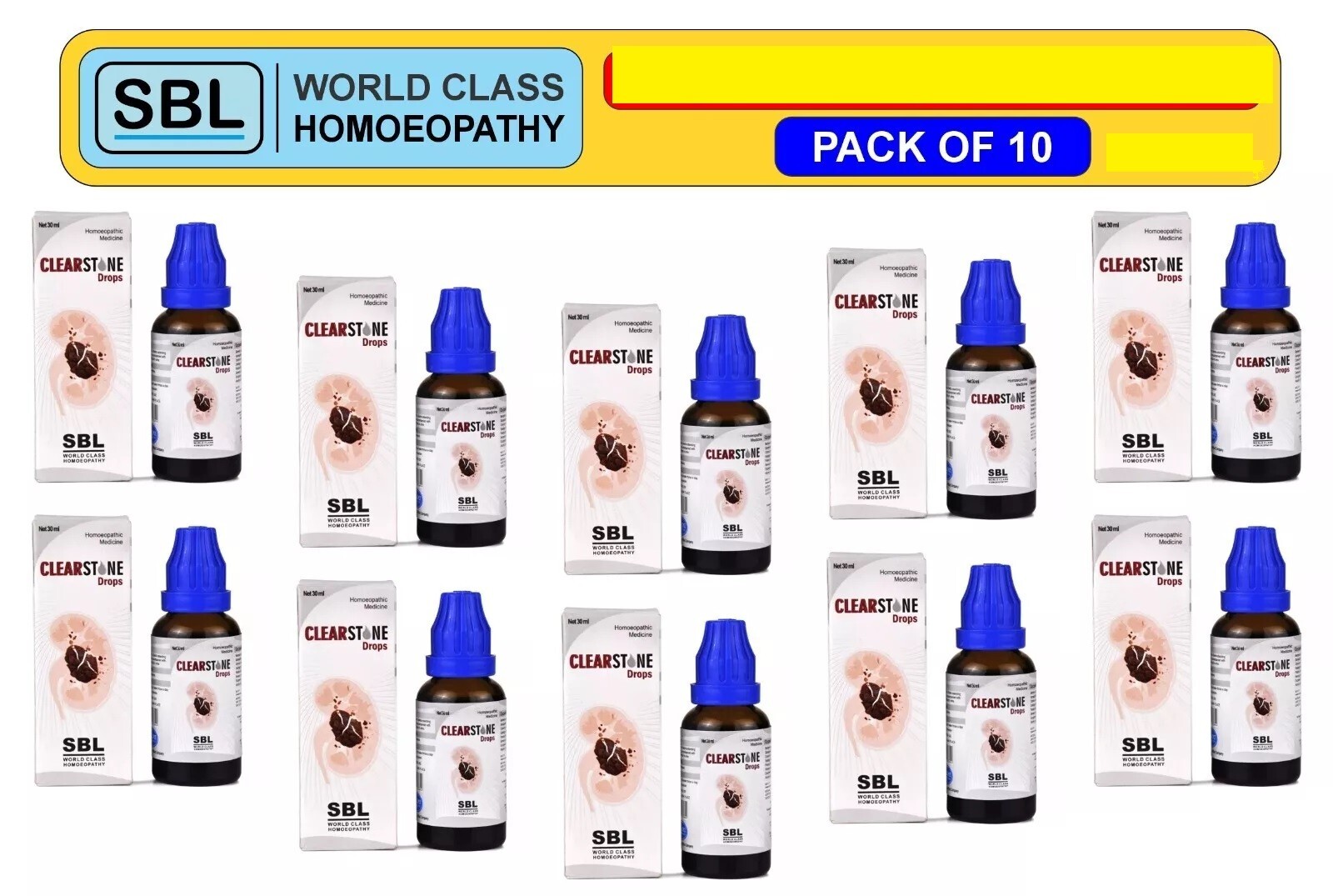 10x SBL Clearstone Drops 30ml each FAST SHIPPING | World Class Homeopathy