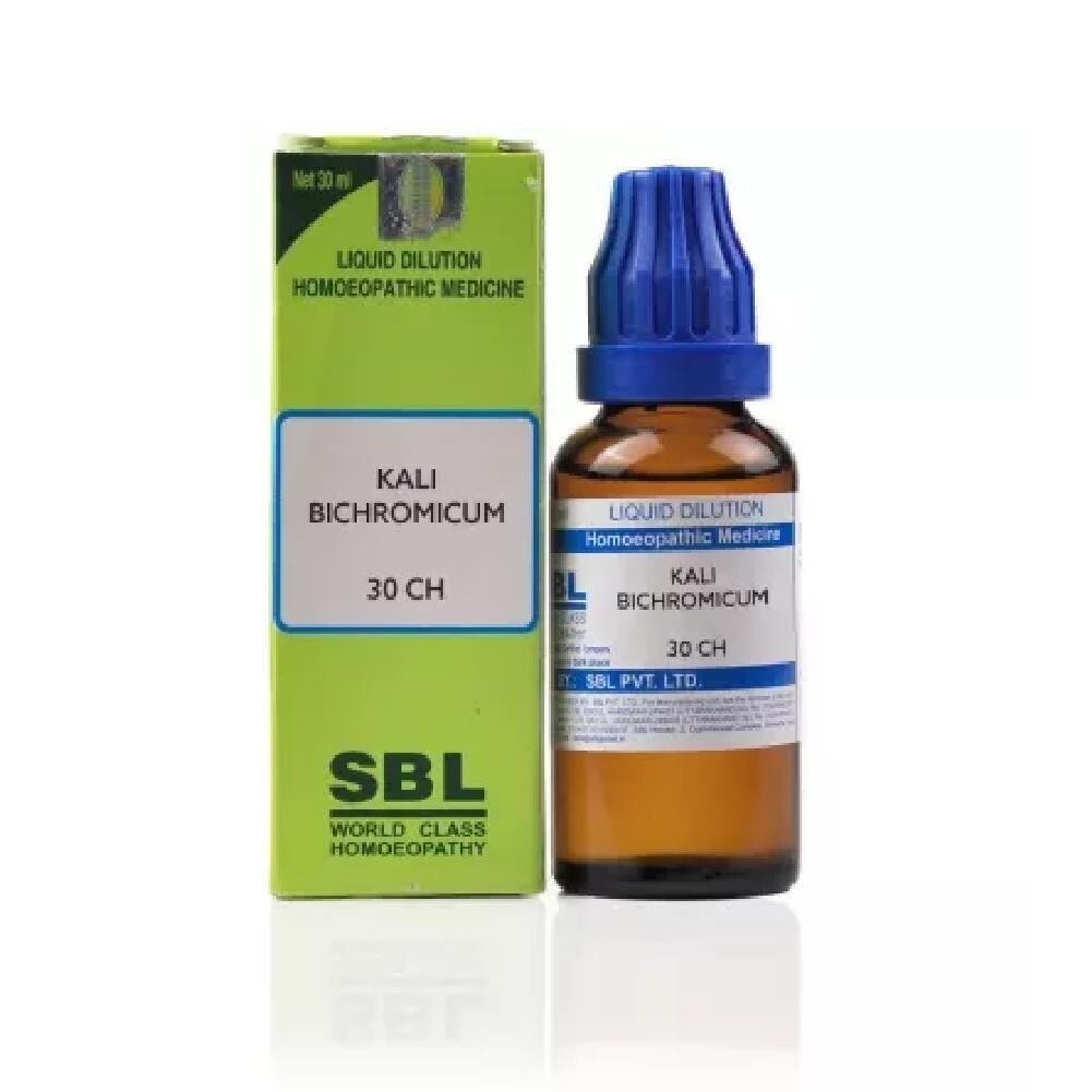 SBL Homeopathic Kali Bichromicum (30 ML / 100 ML) (Select Potency)