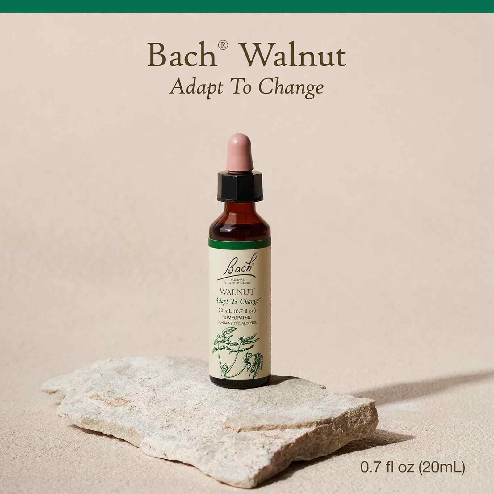 Bach Original Flower Remedies Walnut Adapt To Change 0.7 fl oz 20mL