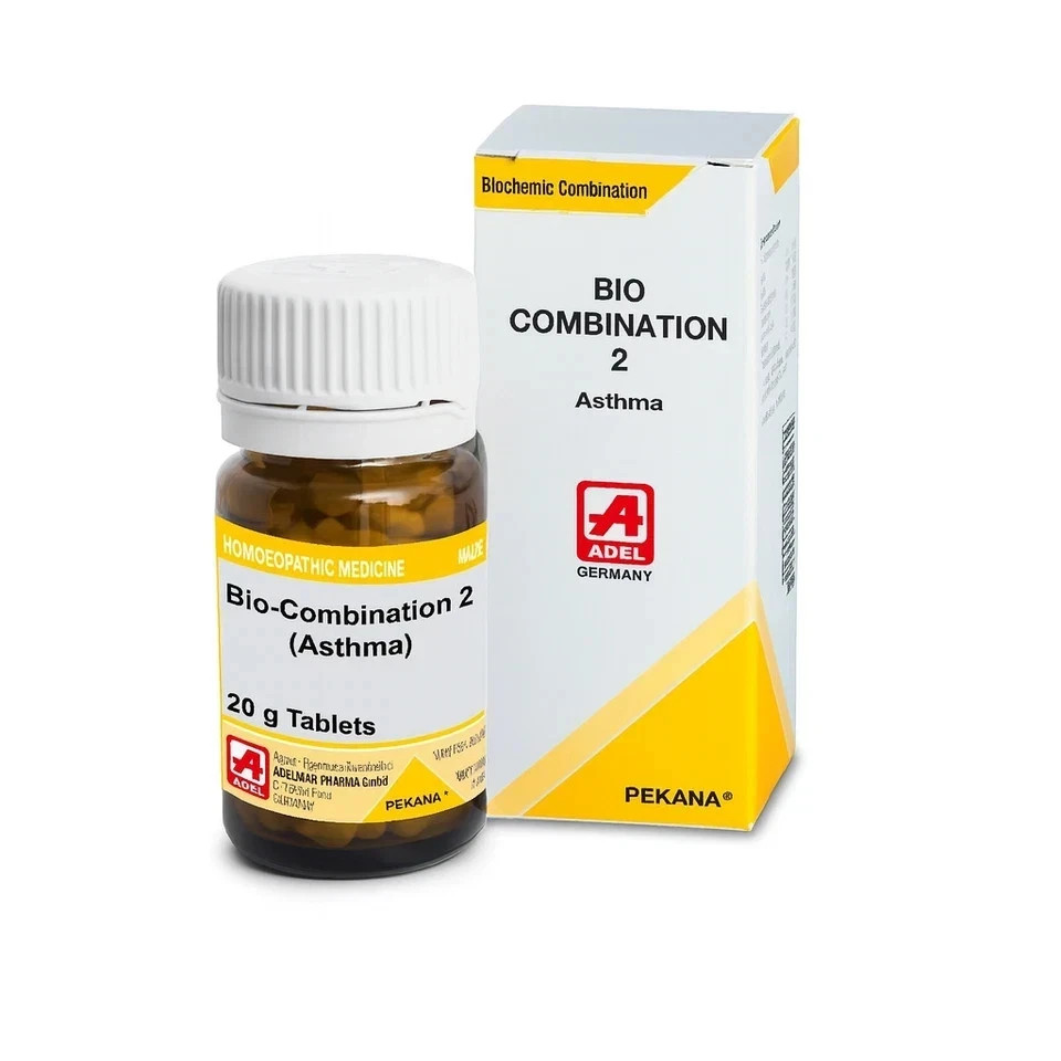 ADEL Bio-Combination 2 Asthma 3×20g Tablets – Natural Relief for Breathing