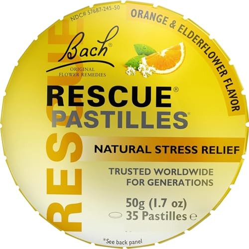 Bach RESCUE Stress Relief Orange 50g 1.7 oz, Clearance for Best By 03/2026