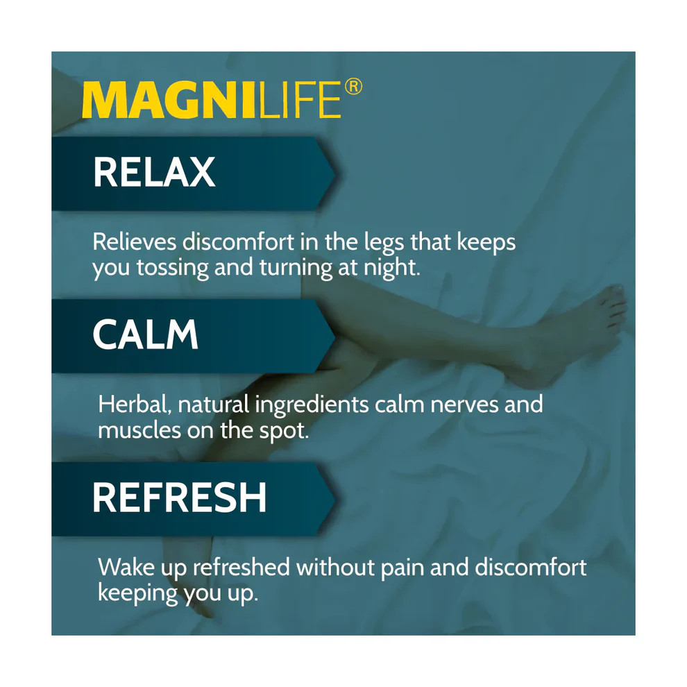Magnilife Relaxing Leg Cream Pain Reliever Nighttime Sleep Aid 4 oz Pack of 12