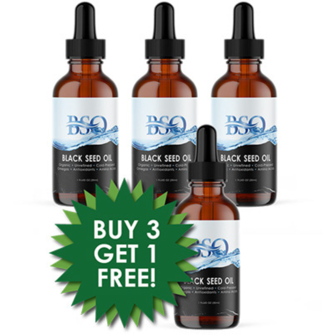 Black Seed Oil – Organic & Hexane Free. 3,000 mg Thymoquinone Per Bottle (5%)