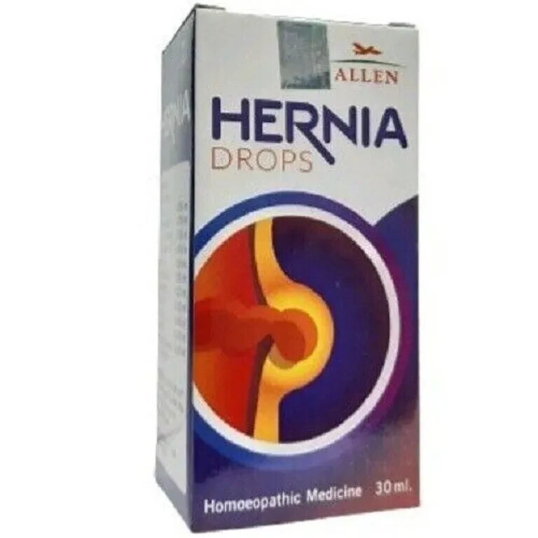 (5 X 30ML) Allen Homeopathic Hernia Drops (Inguinal and Umbilical) free shipping