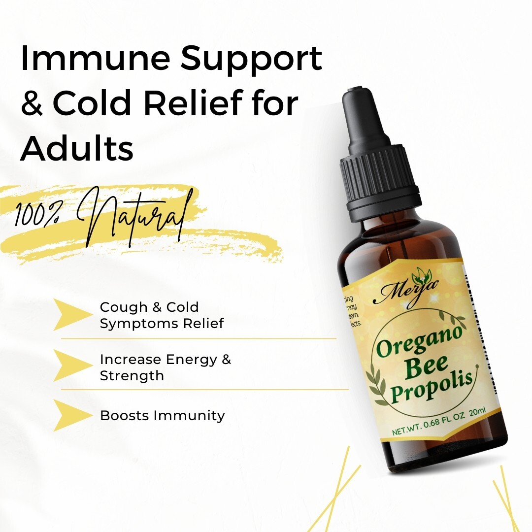 Merja Bee Propolis with Oregano – High strength – 20ml