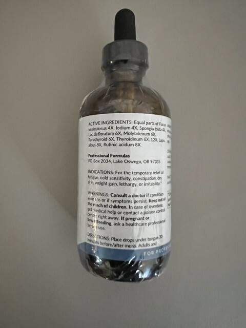 Thyroid Liquescence 4 oz by Professional Formulas