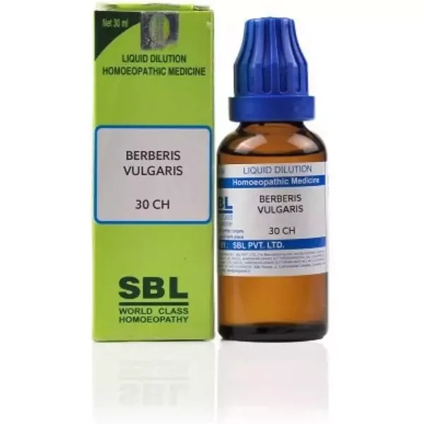 SBL Berberis Vulgaris 30CH Homeopathic Dilution 30ml Pack of 5 Free Ship
