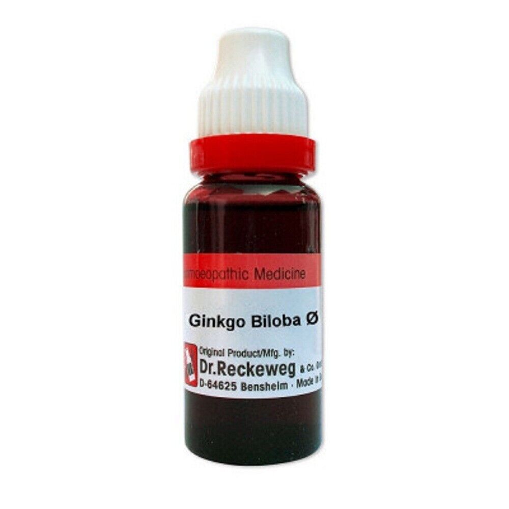 Dr. Reckeweg Germany Homeopathy Ginkgo Biloba 1X Mother Tincture Q (20ml)