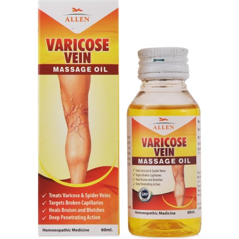 Allen Varicose Vein Massage Oil (60ml) varicose, spider veins, broken capillari