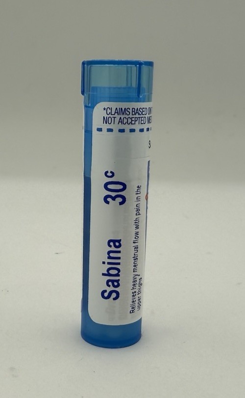 Boiron Homeopathic Heavy Menstruation Pain Cramp Relief Sabina 30C 80 Pellet NEW