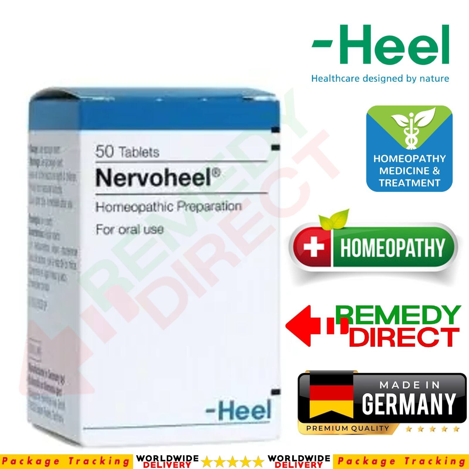 5x NERVOHEEL N Homeopathic Remedy Nervousness, Sleeping Disorders, Mood, Relax,