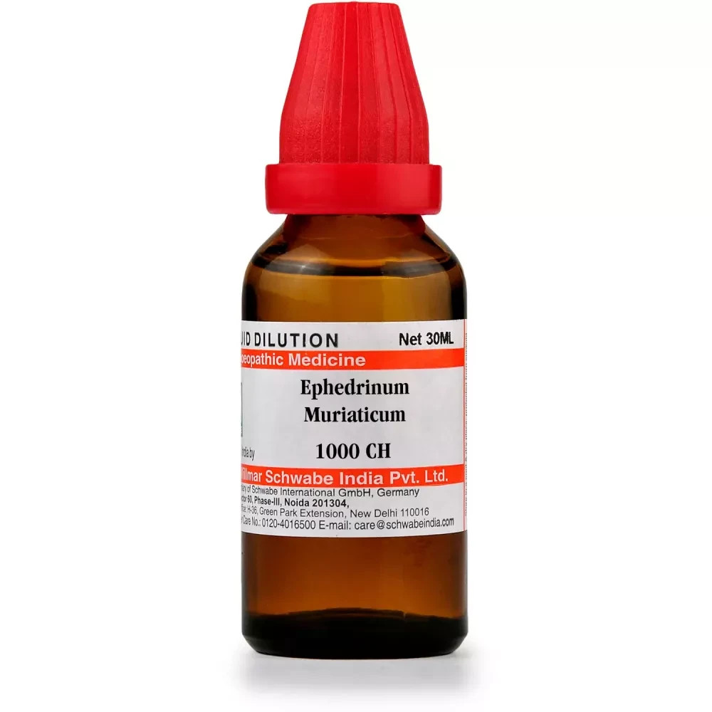 Dr Willmar Schwabe Ephedrinum Muriaticum 6CH, 30CH, 200CH, 1000CH(1M) 30ml