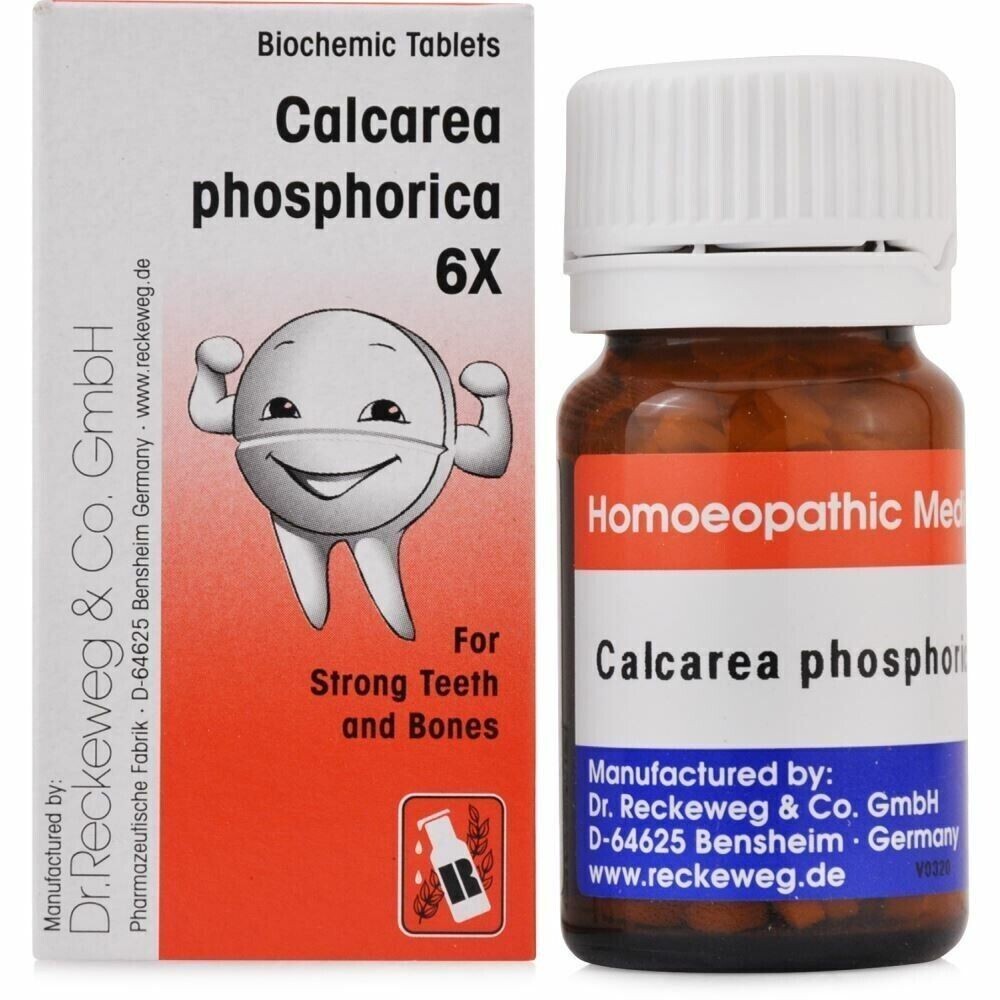 Dr Reckeweg Calcarea Phosphorica Biochemic Tablet 6 x teething For Strong Teeth