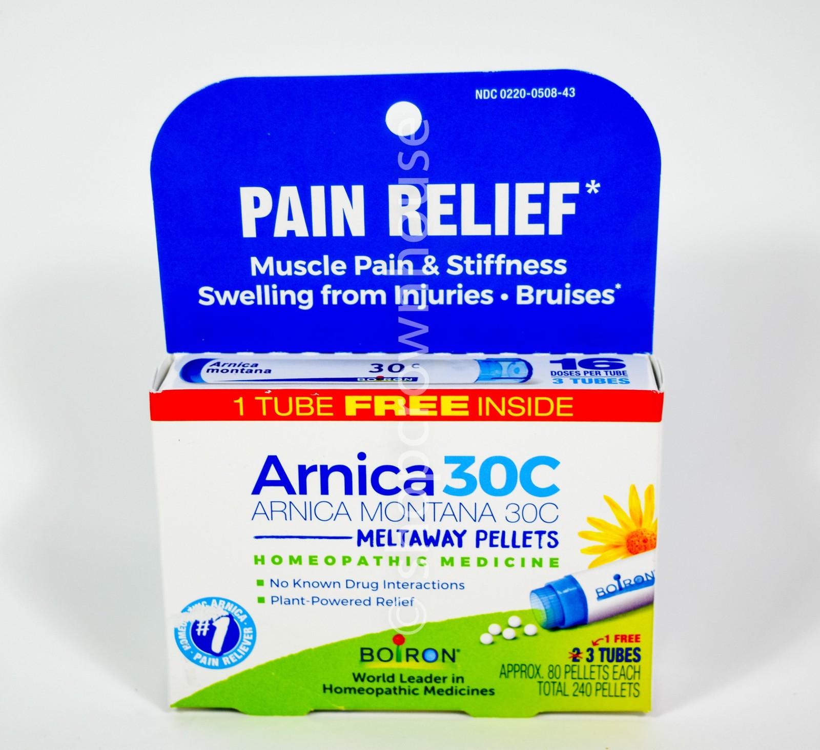 Boiron ARNICA Montana 30C Homeopathic Medicine – 3 Count (240 Pellets) EXP 11/29