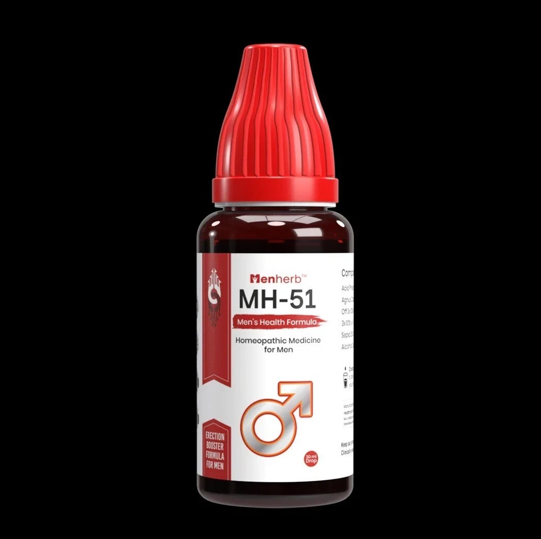 Menherb MH-51 Drops Homeopathic 22ml for men Stamina & Performance
