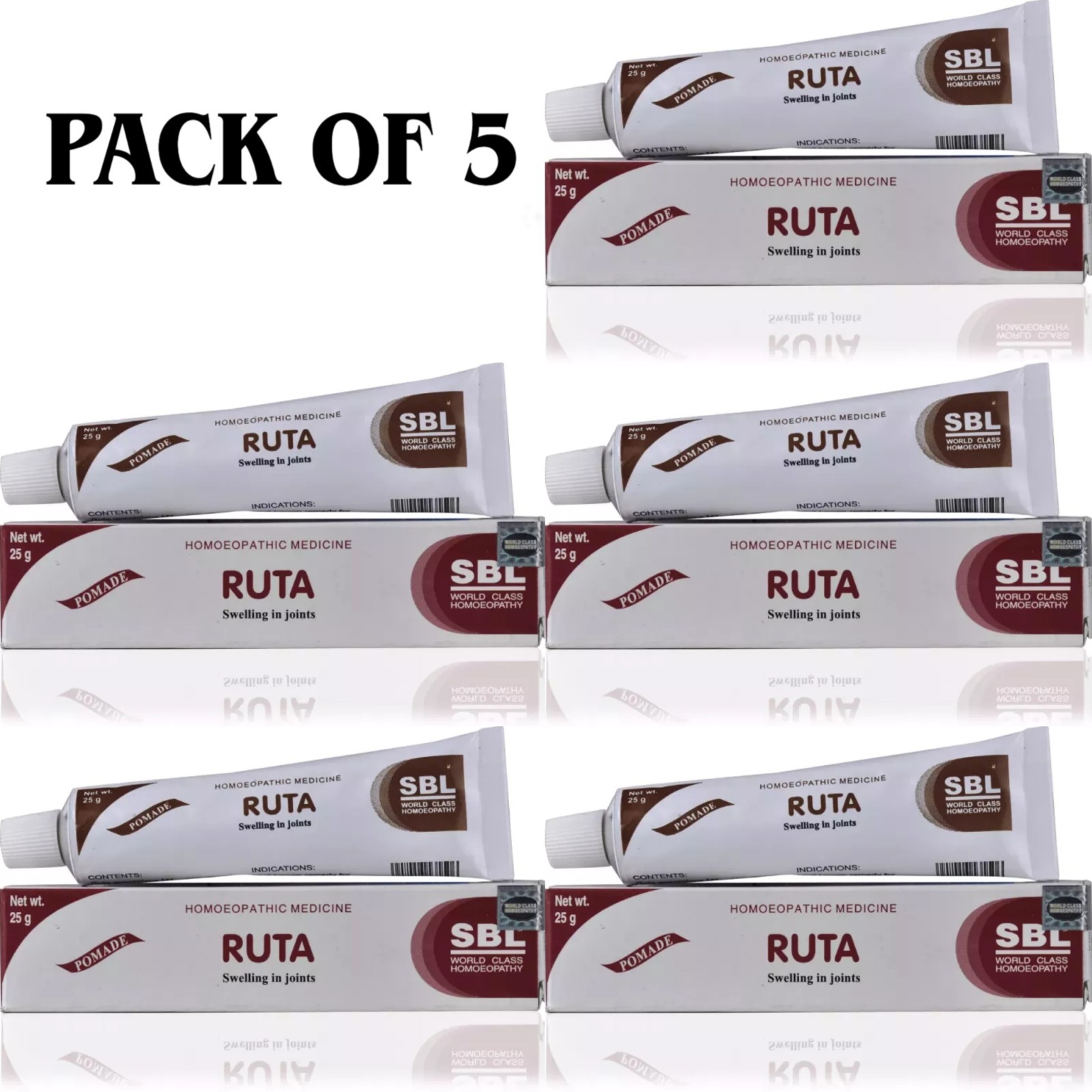 5X SBL Ruta Ointment (25g) Homeopathic Topical Ointment | External Use