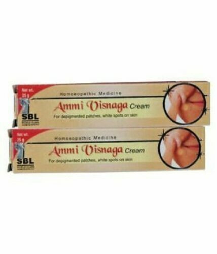 SBL Homoeopathic Ammi Visnaga Cream 25gm Depigmented Patches Vitiligo Free Ship.