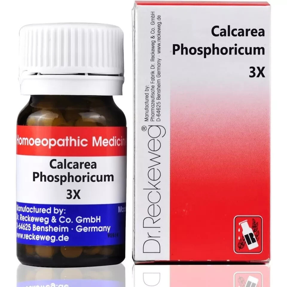 3 pcs Dr. Reckeweg Calcarea Phos 3x Biochemic 20g Tablet For Teething infant
