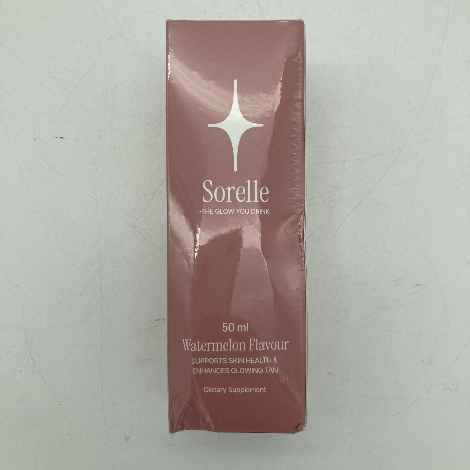 New, Sealed – Sorelle Glowing Tan Enhancer Drops, Watermelon Flavor, 50ml