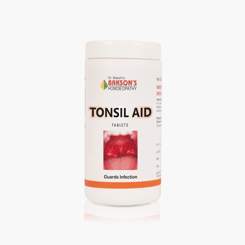 Bakson’s Homeopathy Tonsil Aid Tablet (200tab)