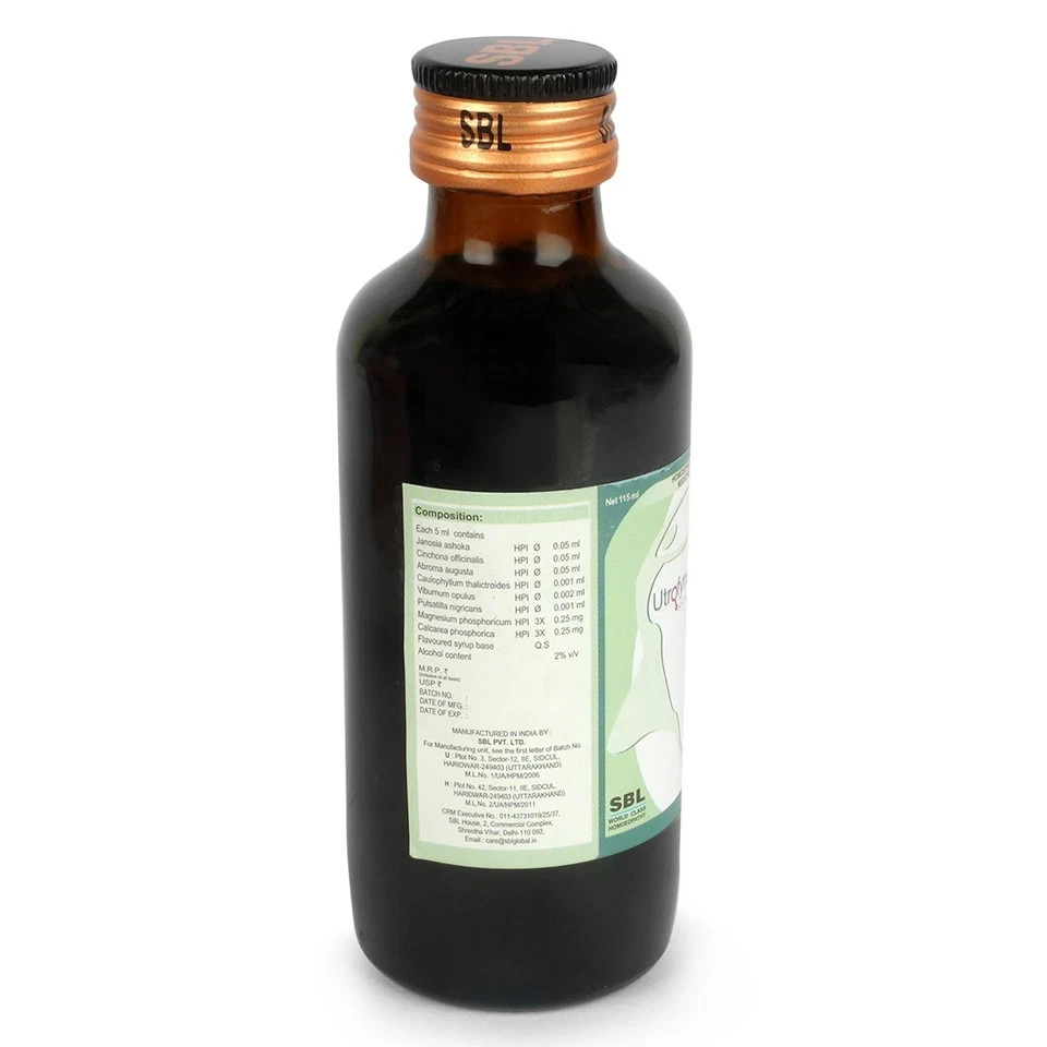 SBL Utrofyne Syrup 115ml x 3 | Female Wellness, Uterine Support | Free Ship USA