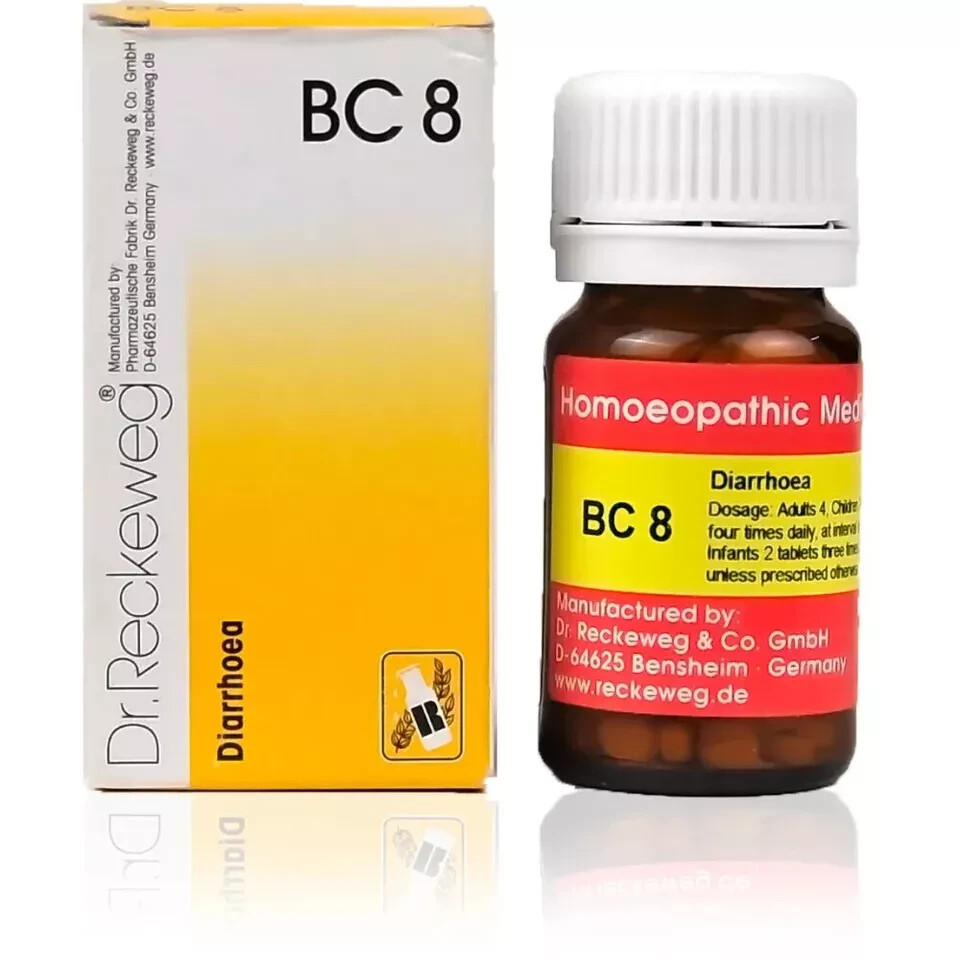 Dr. Reckeweg BC 8 Diarrhoea Homeopathic Remedy 20g X 5 Pack Natural Wellness
