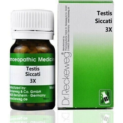 PACK OF 5 Dr Reckeweg Testis Siccati 3X (20g) Homeopathic Free Shipping