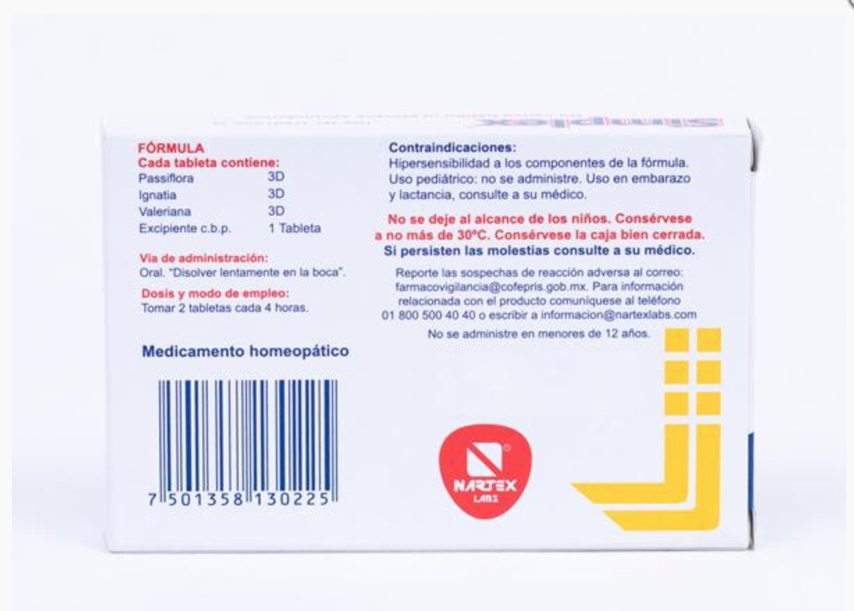 Simplex Homeopathic Insomnio Estres Sleeplessness Stress 60 Tabletas