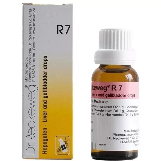 Dr. Reckeweg R7 Liver Gallbladder Detox Drops 22ml