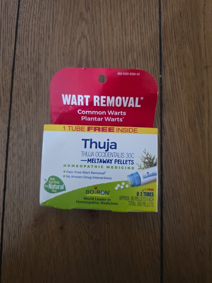 Thuja Occidentalis wart removal , 3 Tubes, 240 Pellets Each exp 11/2028