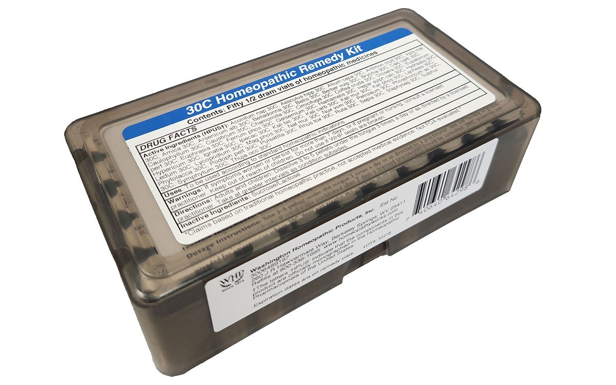 Homeopathic Kit 50 Tubes ½ Drams Washington Homeopathics