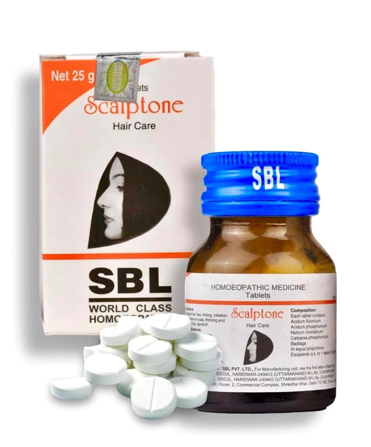 SBL Scalptone Tablet (25gm) Homeopathy Medicines For dandruff & Irritation FS WW