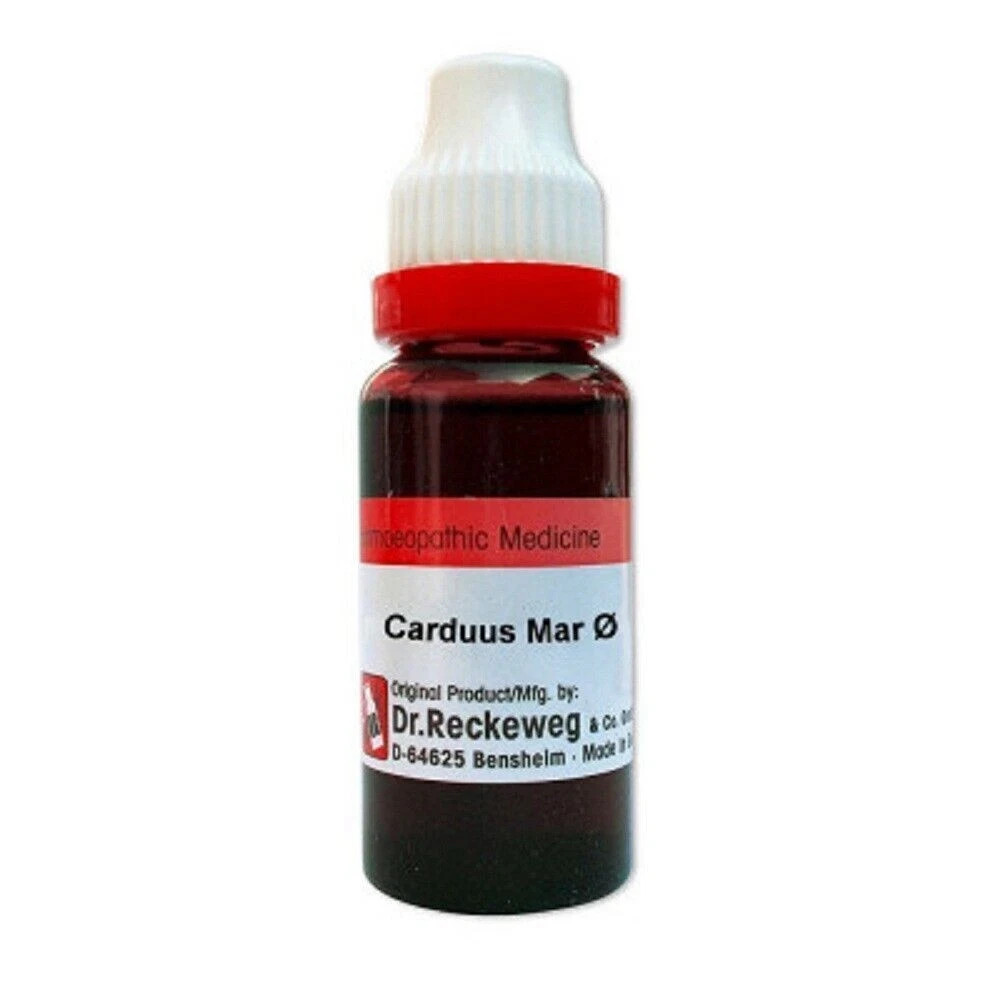 Dr. Reckeweg Carduus Marianus 1X Mother Tincture Q 20ml Pack of 2 FREE SHIPPING