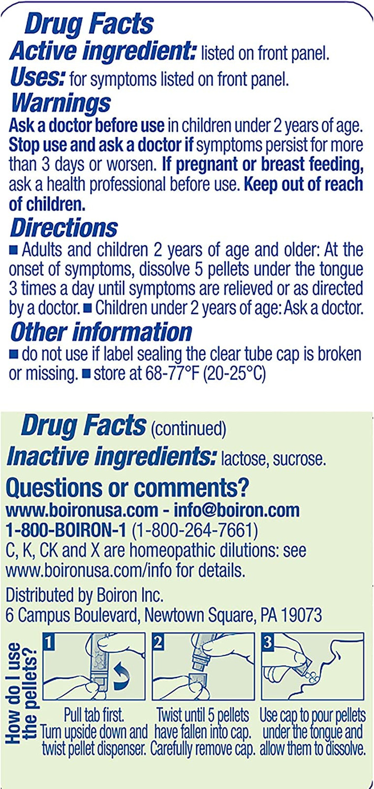 Boiron Hepar Sulphuris Calcareum, 80 Pellets, Homeopathic Medicine for Cough