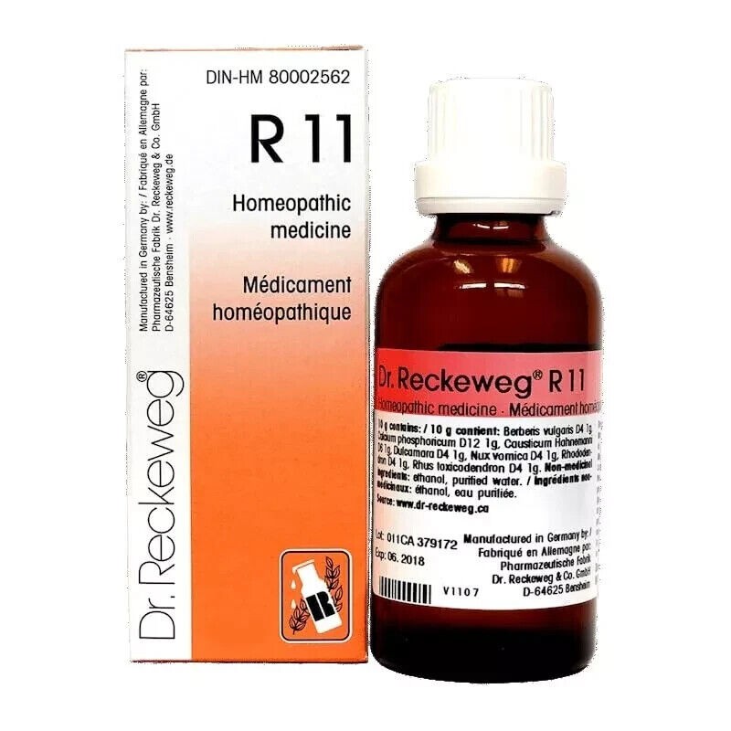 🌿 Dr. Reckeweg R11 Drops 22ml Rheumatism & Joint Pain Relief Pack of 5 – 2029