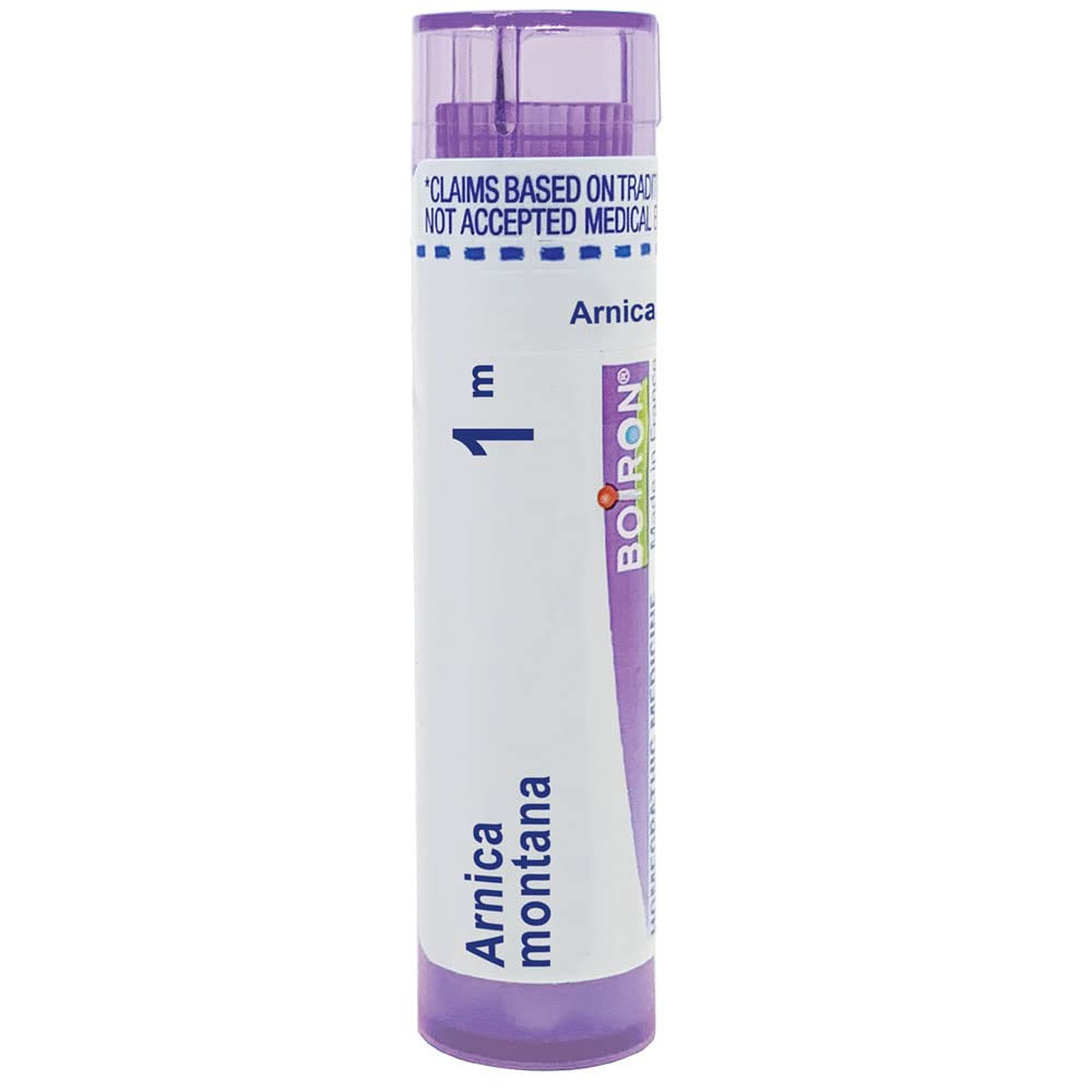 Boiron Arnica Montana 1M Homeopathic Pellets for Muscle Pain Relief 80 Count