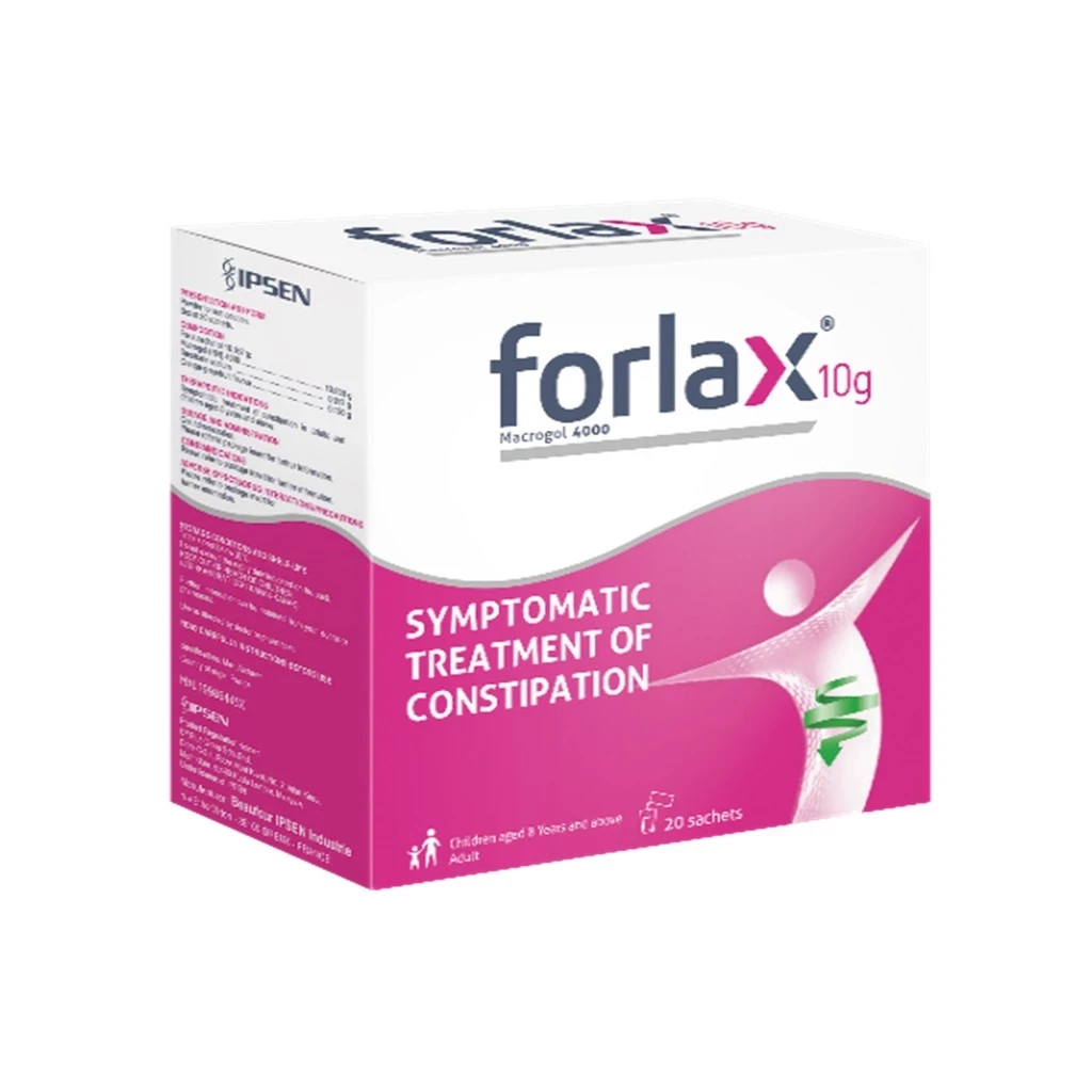 2X Forlax 10g Powder 20 Sachets for Constipation Relief Adult & Kids 8+