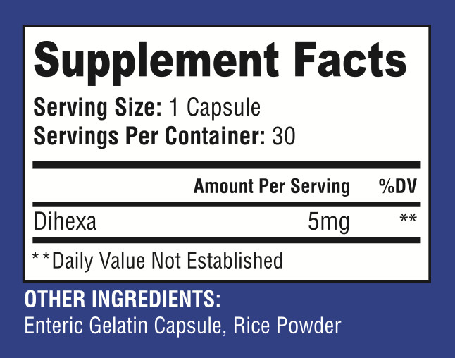Physiopep Dihexa – 30 Capsules