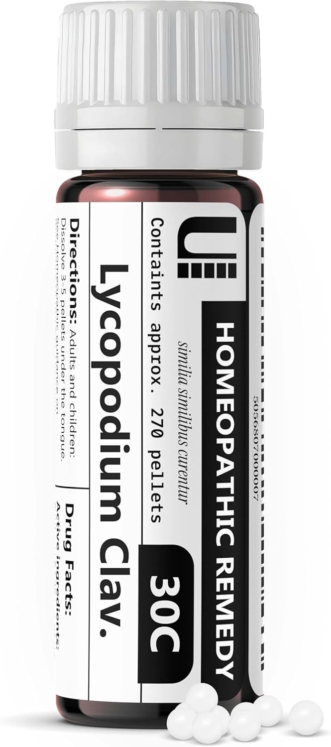 Lycopodium Clavatum 30C Homeopathic Remedy, Pure Sucrose Pellets, Lactose-Free