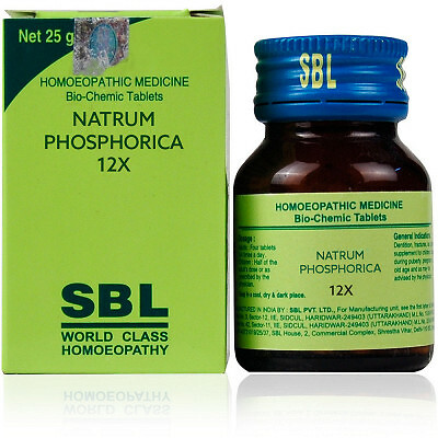 5 X SBL Natrum Phosphoricum 12X (25g) WORLD CLASS HOMEOPATHY